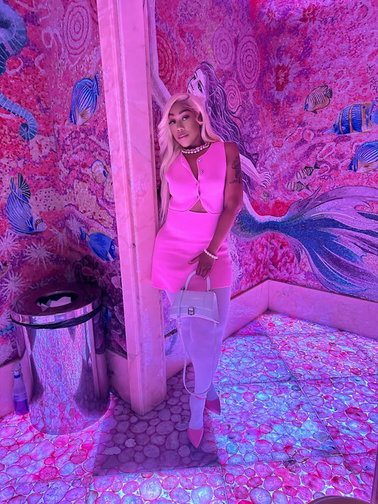 Pink Mini Dress Zara