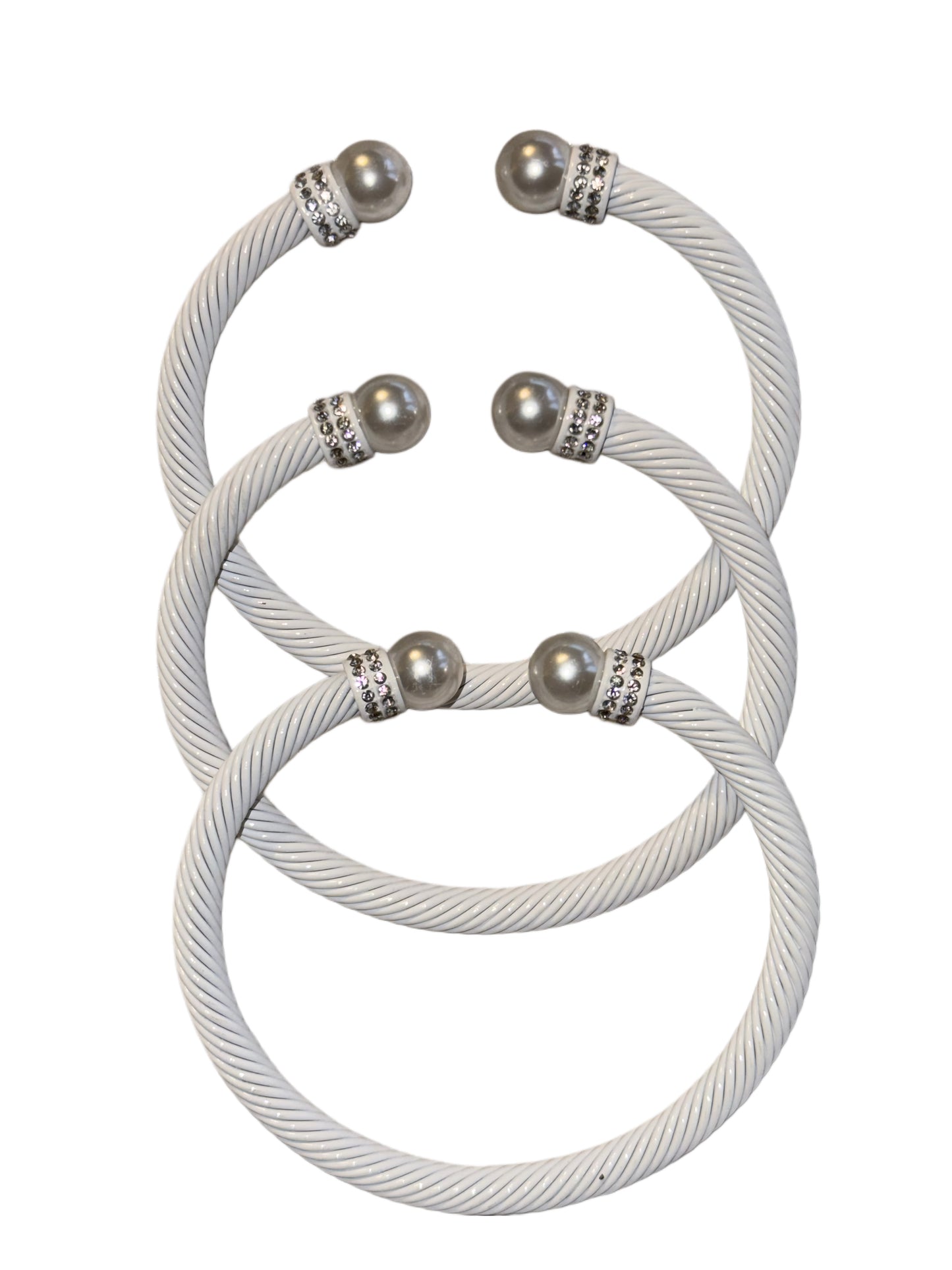 Pearl Girl Cable Bangle