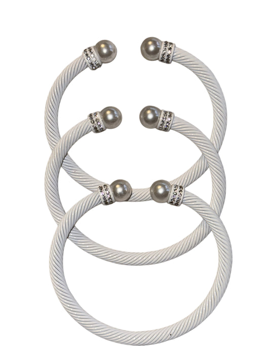 Pearl Girl Cable Bangle